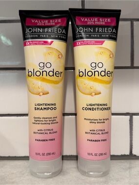 John Frieda Go Blonder Lightening Shampoo and conditioner NEW